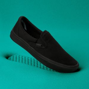 Vans Bayan Kaykay Ayakkabısı ComfyCush Slip-On Siyah Yeni Sezon | 33916-709